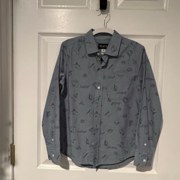 Boys “science”button down - Picture 3 of 5